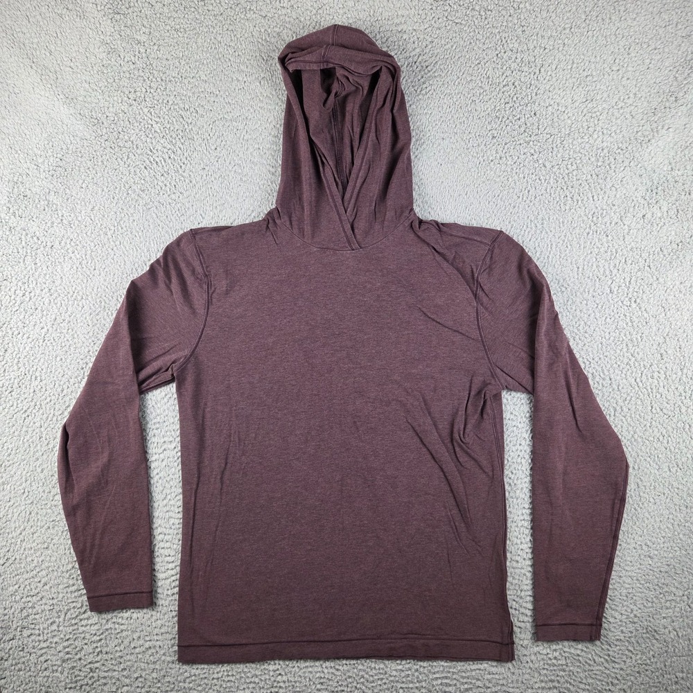 Public‎ Rec Go-To Hoodie Mens L Maroon Lightweight Performance Stretch Comfort